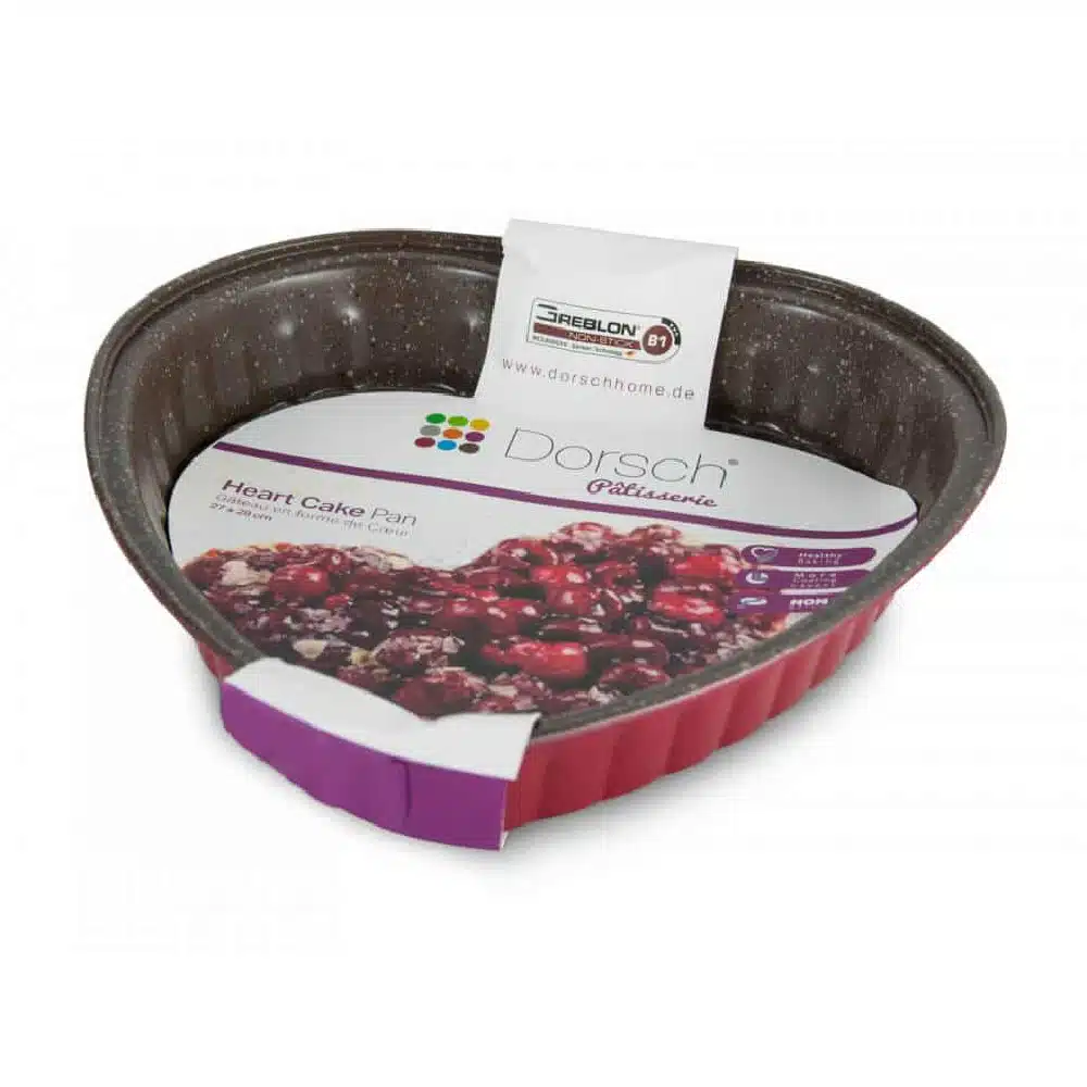 Dorsch heart cake pan 25cm with original packaging sleeve