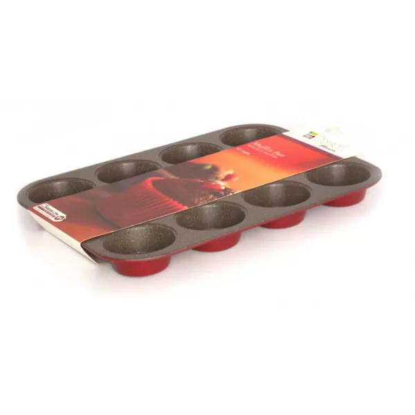 Dorsch Muffin Pan Non-Stick 12 Cups – Red - Bait Baitk Lebanon
