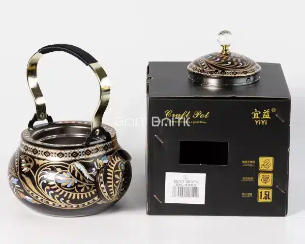 sk-3393-2 Craft Pot Decorative Tea Pot – Stainless Steel Interior, 1.5L - Bait Baitk Lebanon