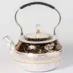 Arabic Calligraphy Tea Pot White & Gold 2.0L