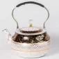 Arabic Calligraphy Tea Pot White & Gold 2.0L - Bait Baitk Lebanon