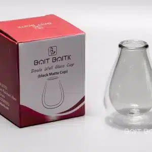 Bait Baitk double wall glass cup with red box packaging