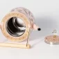 Feather Design Tea Pot Pink & Gold 1.5L - Bait Baitk Lebanon