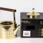 Luxury Gold Pattern Tea Pot Geometric Design with Wooden Handle 1.5L - Bait Baitk Lebanon