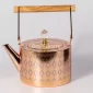 Luxury Rose Gold Pattern Tea Pot Geometric Design with Wooden Handle 1.5L - Bait Baitk Lebanon