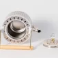 Luxury Stainless Steel Tea Pot with Feather Pattern – 1.5L (Wood Handle) - Bait Baitk Lebanon