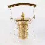 Borosilicate Glass Teapot with Stainless Steel Infuser – Gold Finish