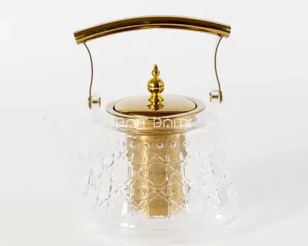 Borosilicate Glass Teapot with Stainless Steel Infuser – Gold Finish - Bait Baitk Lebanon