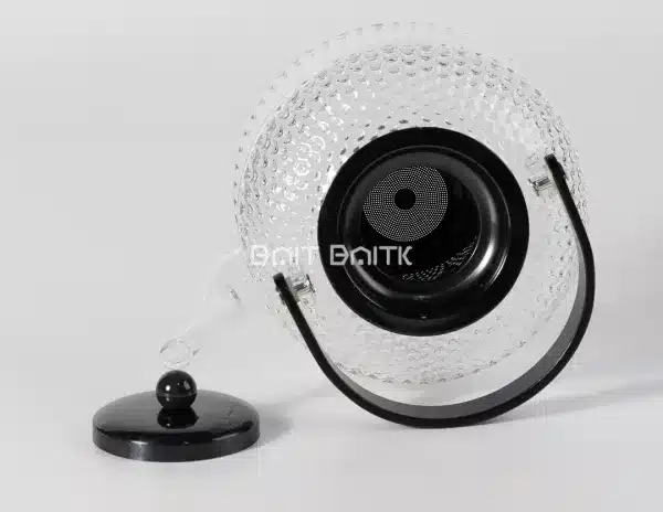 sk-3883-1 إبريق شاي زجاج بوروسيليكات 1500 مل مع مصفاة ستانلس – أسود - بيت بيتك لبنان