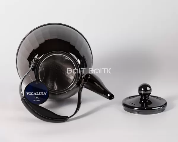 sk-3920-1 إبريق شاي ستانلس ستيل فيكالنا سعة 1 لتر – أسود - بيت بيتك لبنان