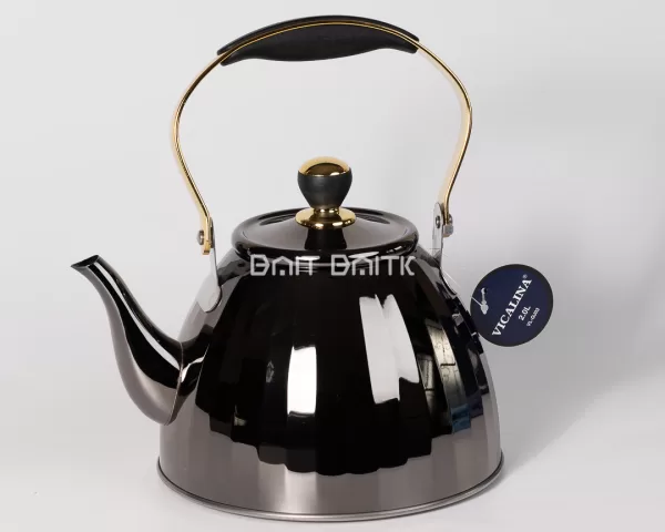 VICALINA 2L Tea Kettle (Black & Gold) - Bait Baitk Lebanon