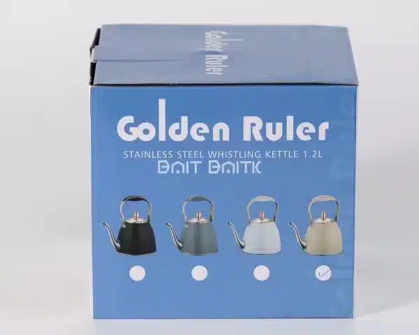 sk-4641-4 Golden Ruler Stainless Steel Whistling Kettle 1.2L (Multiple Colors) - Bait Baitk Lebanon