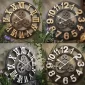 50cm Classic Wall Clock – Home Decor - Bait Baitk Lebanon