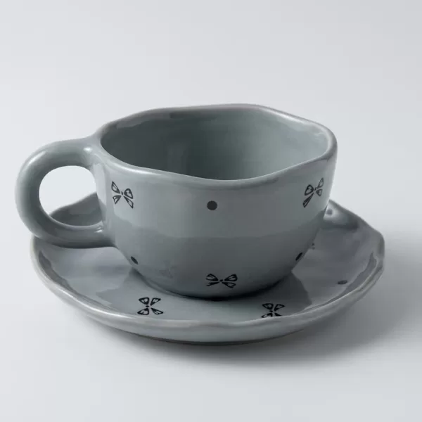 DweEuNoV.jpg Ceramic Cup and Plate Set – Modern Drinkware - Bait Baitk Lebanon