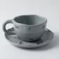 Ceramic Cup and Plate Set – Modern Drinkware - Bait Baitk Lebanon