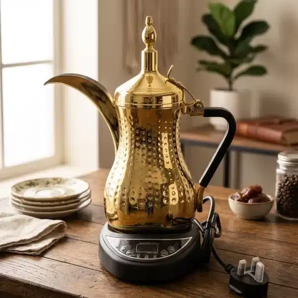 ELNGbJOL-1.jpg 1L Gold Electric Arabic Coffee Dallah - Bait Baitk Lebanon
