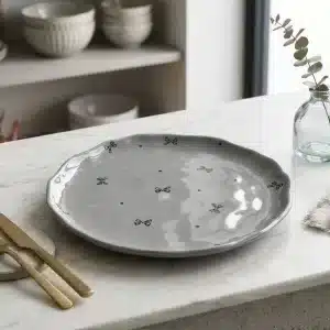 8-inch ceramic serving plate