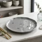 8-Inch Ceramic Serving Plate – Modern Tableware - Bait Baitk Lebanon