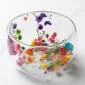 Crystal Clear Glass Bowl – Modern Decor Essential - Bait Baitk Lebanon
