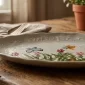 12-Inch Ceramic Serving Plate – Modern Tableware - Bait Baitk Lebanon