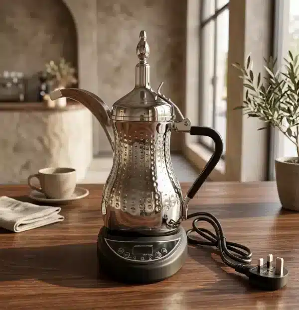 JoPNVzSm.jpg Premium Silver Electric Coffee Kettle – 1L Capacity - Bait Baitk Lebanon