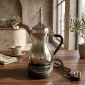 Premium Silver Electric Coffee Kettle – 1L Capacity - Bait Baitk Lebanon