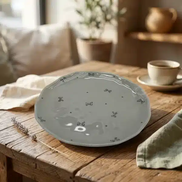 KSWarkEU-1.jpg 8-Inch Ceramic Serving Plate – Modern Tableware - Bait Baitk Lebanon