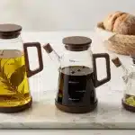 Elegant Glass Oil Dispenser for Kitchen