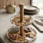 NUTS PLATE – Elegant Modern Dining Room Decorative Plate - Bait Baitk Lebanon