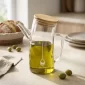 Sleek Glass Oil Dispenser Bottle - Bait Baitk Lebanon