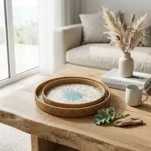 modern geometric decor tiles