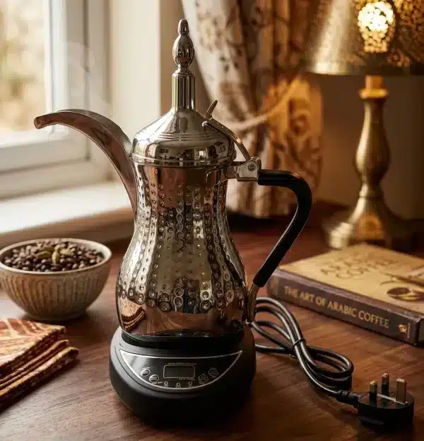 RVsTXTzS.jpg Premium Silver Electric Coffee Kettle – 1L Capacity - Bait Baitk Lebanon