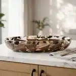 Elegant Ceramic Serving Plate for Snacks