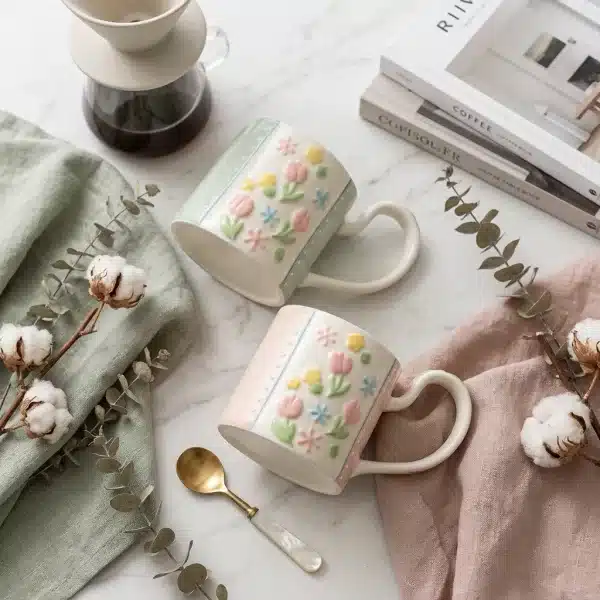 Elegant Ceramic Coffee Cup for Modern Living - Bait Baitk Lebanon