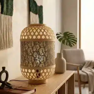 elegant modern metal table lamp