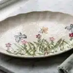 12-Inch Ceramic Serving Plate - Modern Tableware