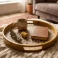 Classic Round Serving Tray for Home Decor - Bait Baitk Lebanon