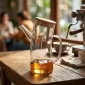 Sleek Glass Oil Dispenser Bottle - Bait Baitk Lebanon