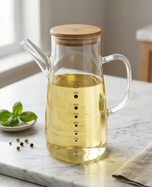 Elegant Modern Oil Bottle – Stylish Kitchen Storage Solution - Bait Baitk Lebanon