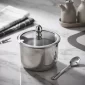 Stainless Steel Can with Glass Lid – Storage Containers - Bait Baitk Lebanon