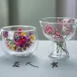 Crystal Clear Glass Serving Bowl for Modern Home Decor - Bait Baitk Lebanon