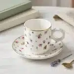 Premium Ceramic Cup and Saucer Set - Serving Essentials