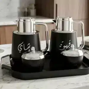 1.0L red interior flask