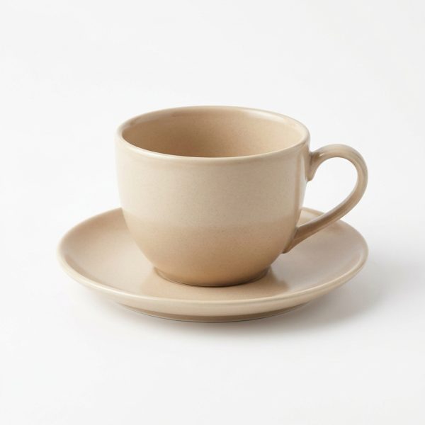 6 Ceramic Cups and Saucers Set – Premium Serving Essentials - Bait Baitk Lebanon