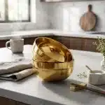 Luxury Gold Bowl - Kitchen Essentials