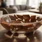 Elegant Wooden Serving Plate for Modern Dining - Bait Baitk Lebanon