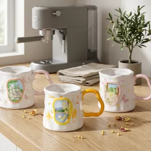 modern ceramic coffee mug