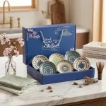 6 Piece Elegant Ceramic Bowl Set