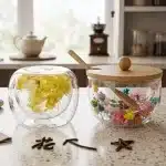 Crystal Clear Glass Serving Bowl for Elegant Dining