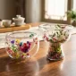 Crystal Clear Glass Serving Bowl for Modern Home Decor - Bait Baitk Lebanon
